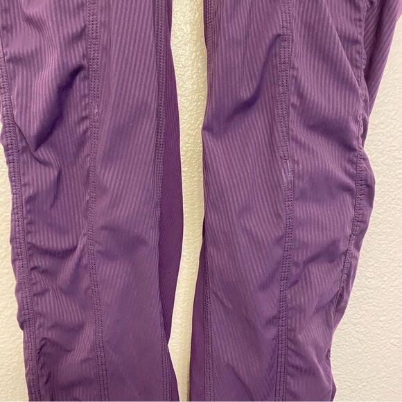 Lululemon Street To Studio Pant II Deep Zinfandel purple lightweight crop 6 - Picture 4 of 12